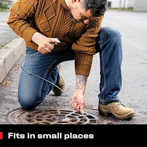 Vista 23 de NoCry Premium Agarrador flexible de 36”, herramienta magnética de recolección con fuerza de tracción de 16 lb y espejo telescópico para inspección