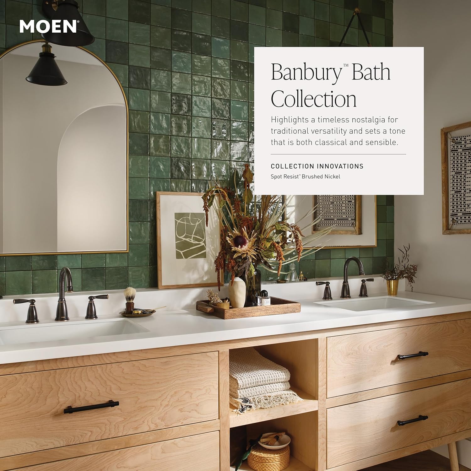 Moen Y2603BN Bath Hardware, 0.45, Brushed Nickel