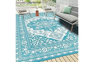 Pauwer 9'x12' Waterproof Outdoor RV Rug