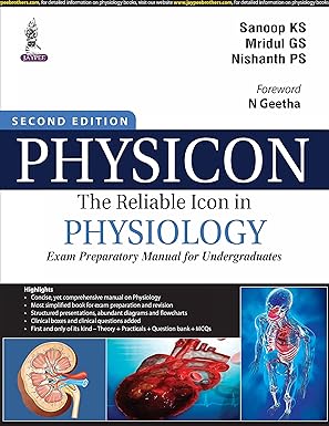 PHYSICON THE RELIABLE ICON IN PHYSIOLOGY EXAM PREPARATORY MANUAL FOR UNDERGRADUATES