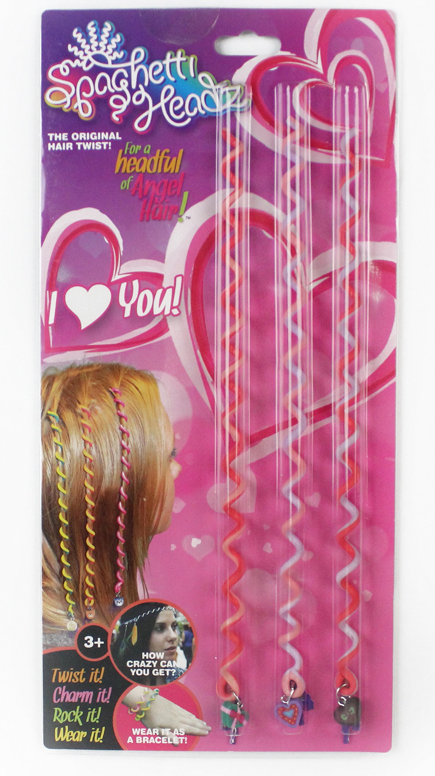 SpaghettiHeadzTM I Love You 3 Pack Glow in the Dark