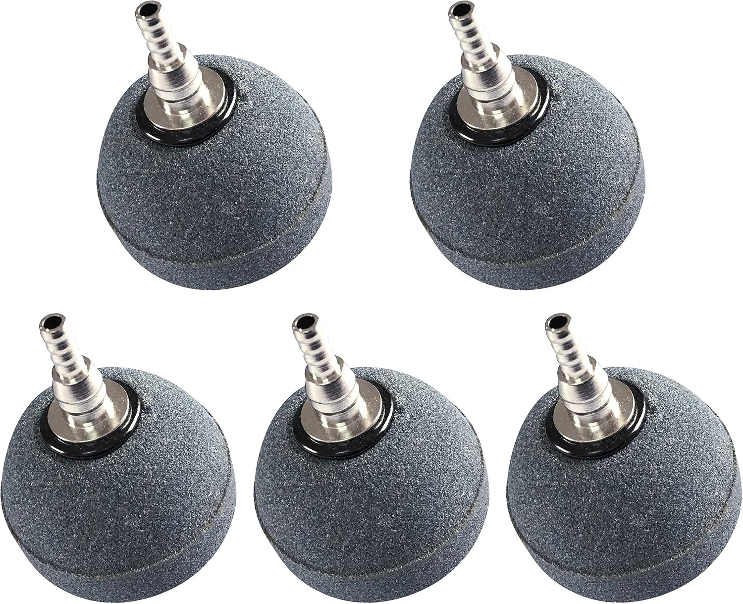 Feelers 2 Inch Crazy Air Stone Bubble Ball Shape Cylinder Fish Tank Oxygen Stone Bubbler Diffuser for Aquarium Hydroponic Growing System…