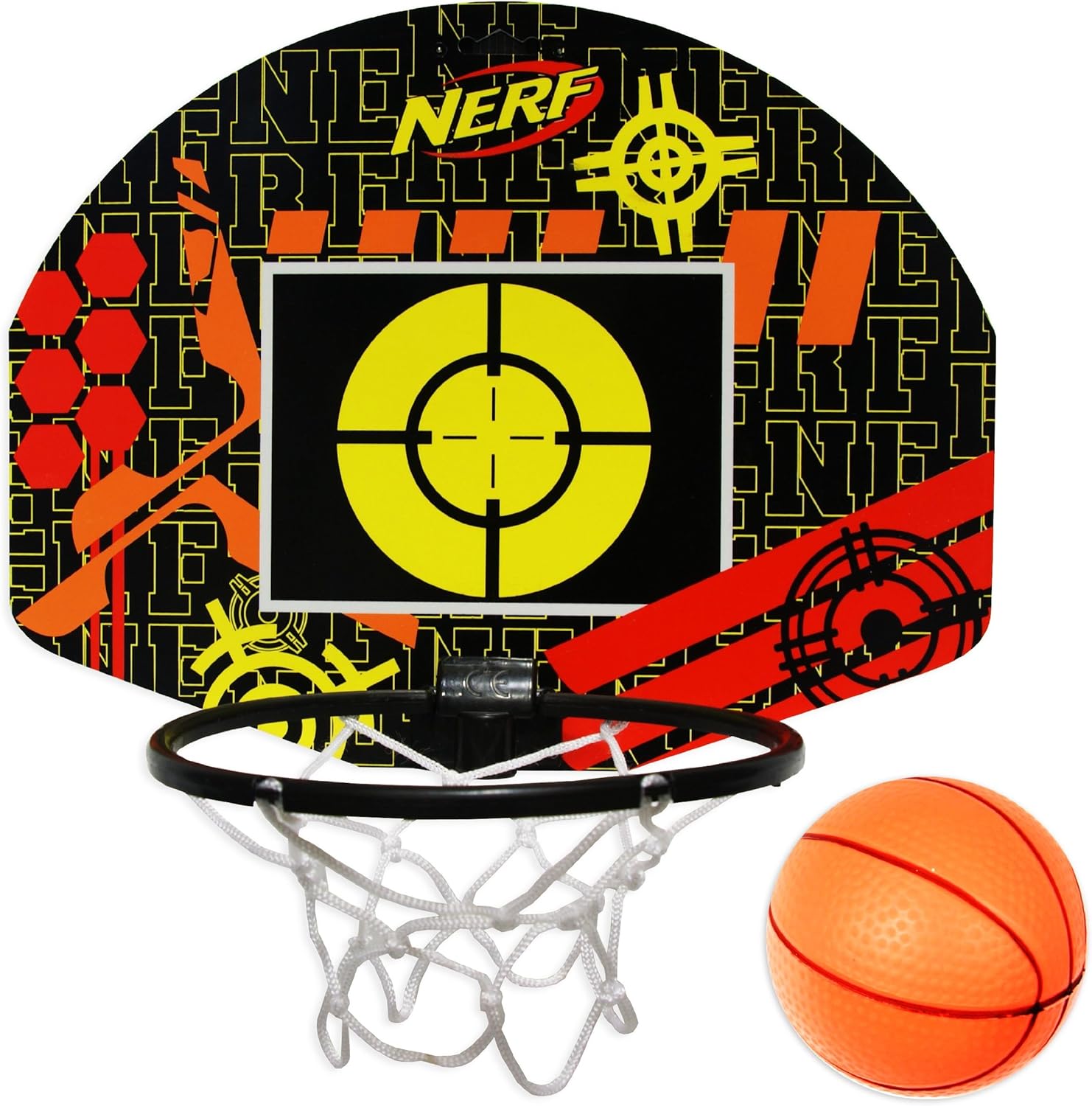 Amazon NERF Indoor Basketball & Target Set Black パソコン・周辺機器 通販