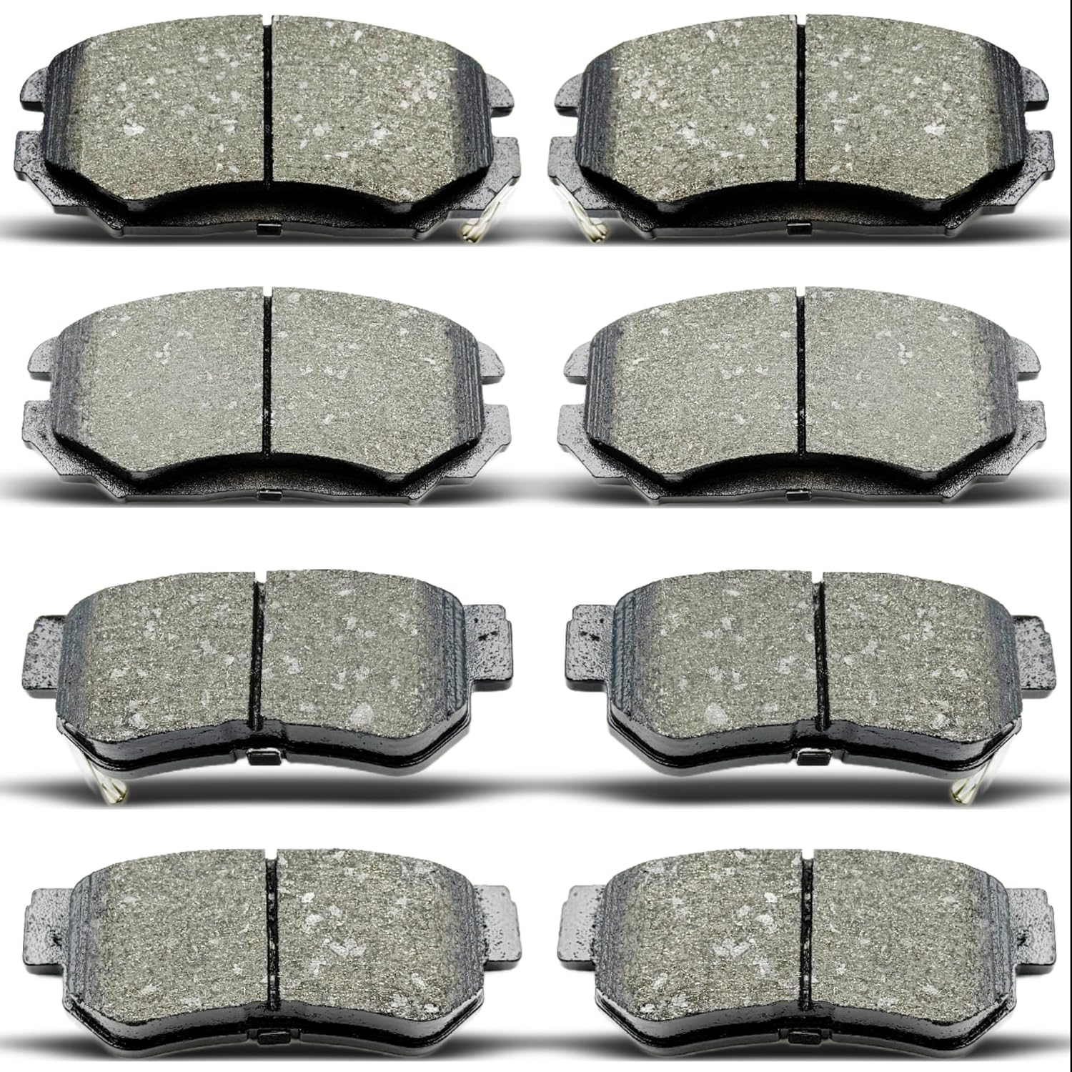 Front Rear Ceramic Brake Pads 8 Pieces Set fit for 2006-2009 Hyundai Azera,for 2006-2008 Hyundai Sonata
