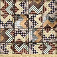 Vista 104 de Lunarable Tela suculenta de The Yard, flores en acuarela estilo pintura coloridas flores de primavera tema de jardinería, tela de microfibra