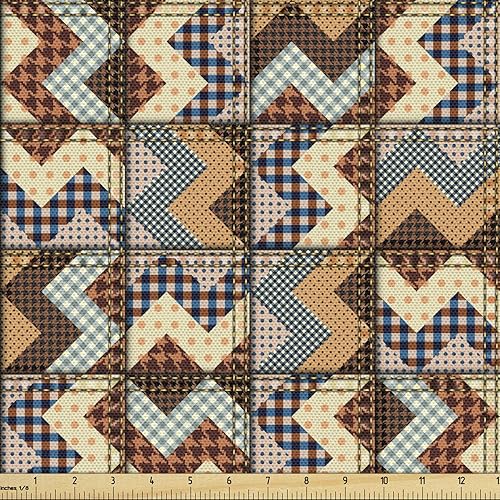 Miniatura 104 de Lunarable Tela suculenta de The Yard, flores en acuarela estilo pintura coloridas flores de primavera tema de jardinería, tela de microfibra