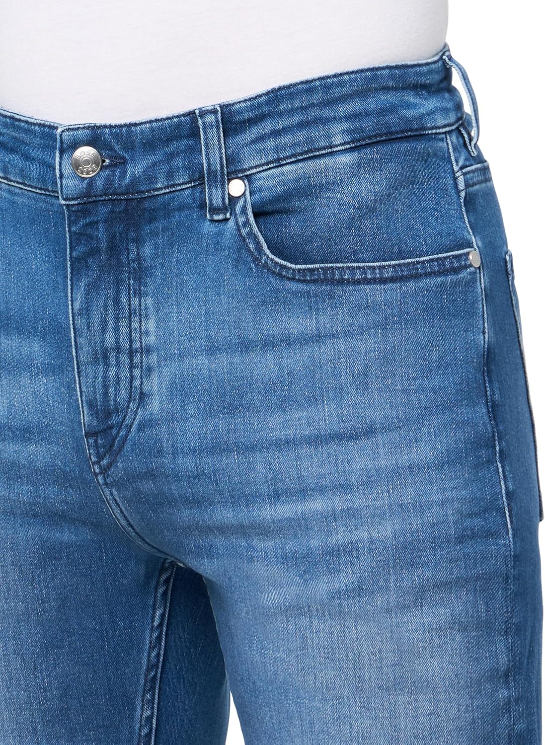 BOSS Men's H-Delaware Slim Fit Denim Jeans