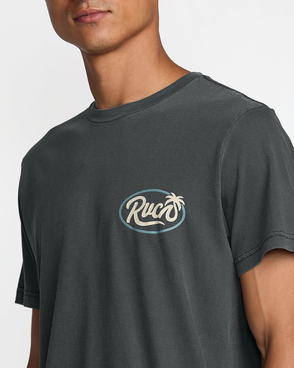 RVCA Men's Frond Script Short Sleeve