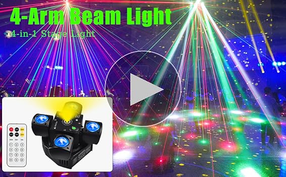 Amazon.com: MINI Moving Head Disco Light RGBW Beam Stage LED