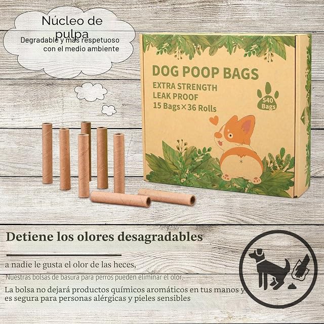 Foto 6 de 7 de Amzeeniu Bolsas Fuertess para Caca de Perro, a Prueba de Fugas