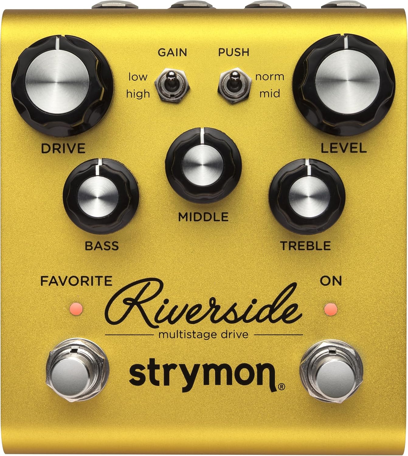 Strymon Riverside Multistage Drive Guitar Effects Distortion Pedal for Electric and Acoustic Guitar, Synths and Keyboards