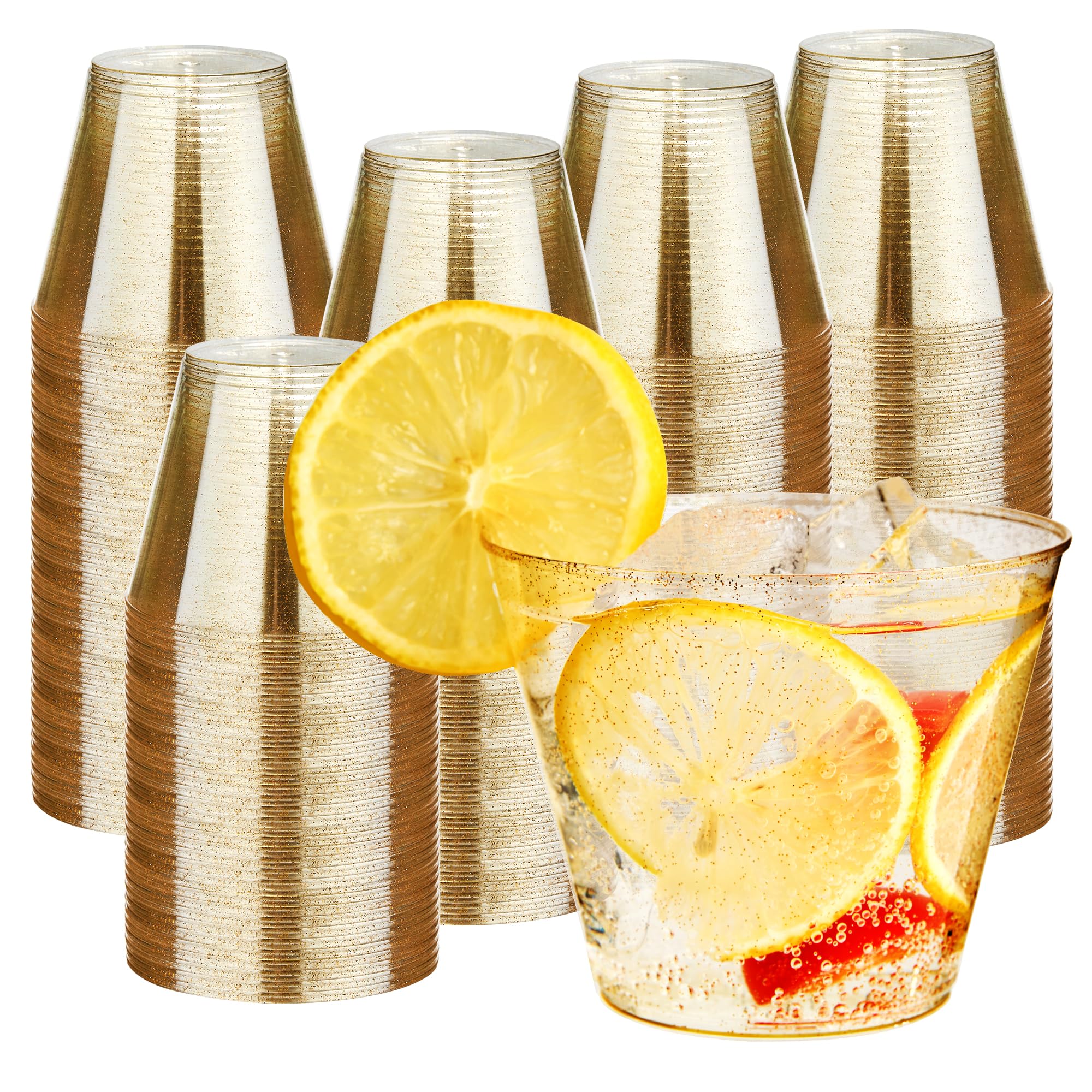 RACETOP 9 oz Clear Plastic Cups 100 packs, Perfect for Parties, Wedding — Amazon image 19