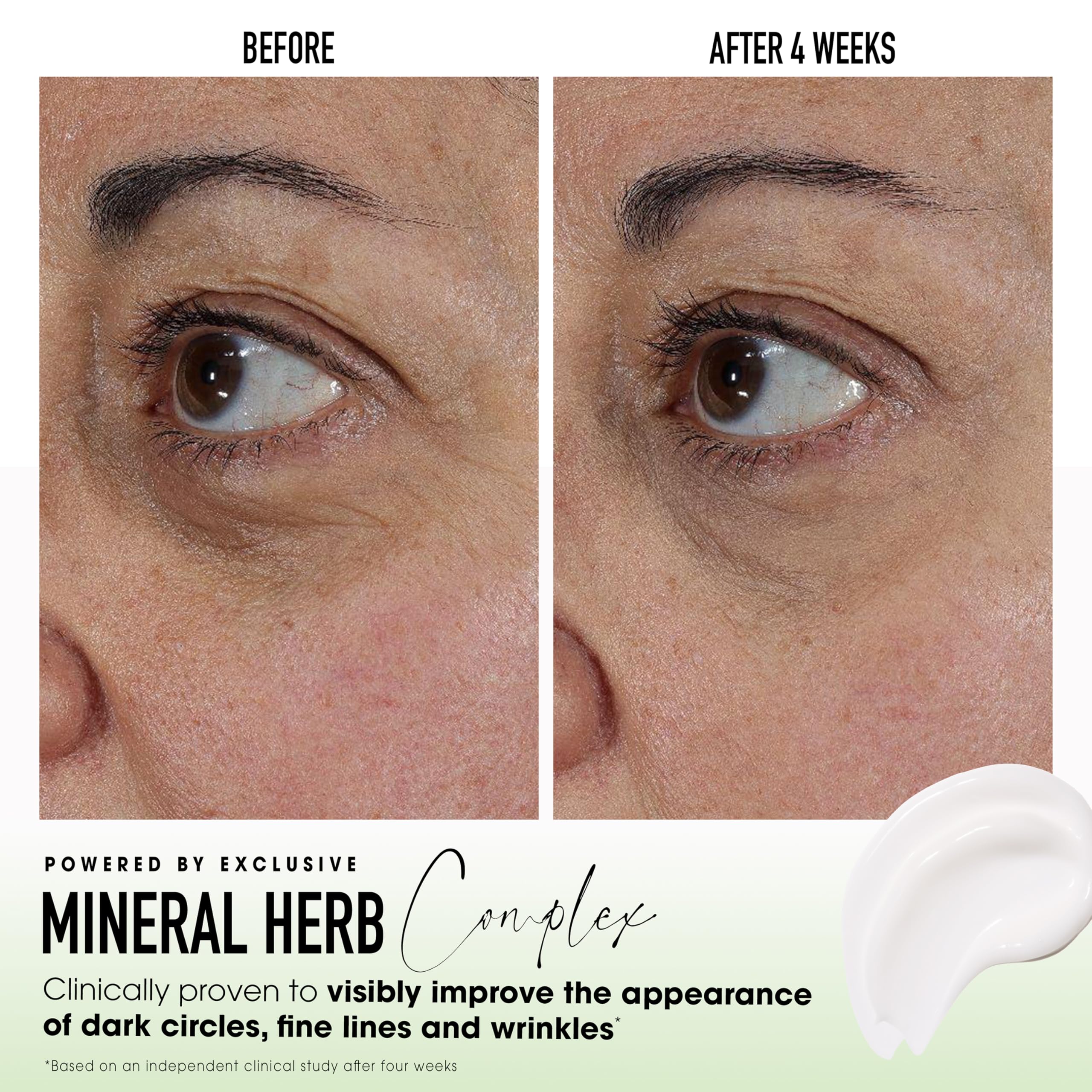 bareMinerals Skinlongevity Revitalizing Eye Cream, For Brighter, Firmer Under-Eyes, Reduces Puffiness & Dark Circles, Vegan, Safe for Sensitive Skin