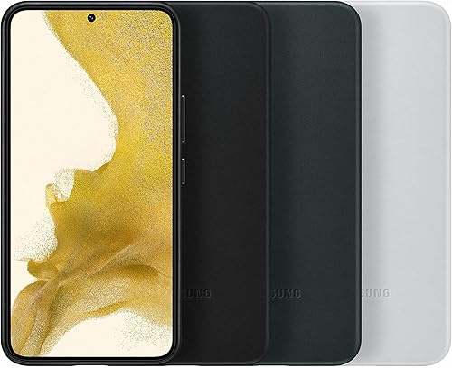 Miniatura 6 de Samsung Funda de cuero oficial S22 Negro