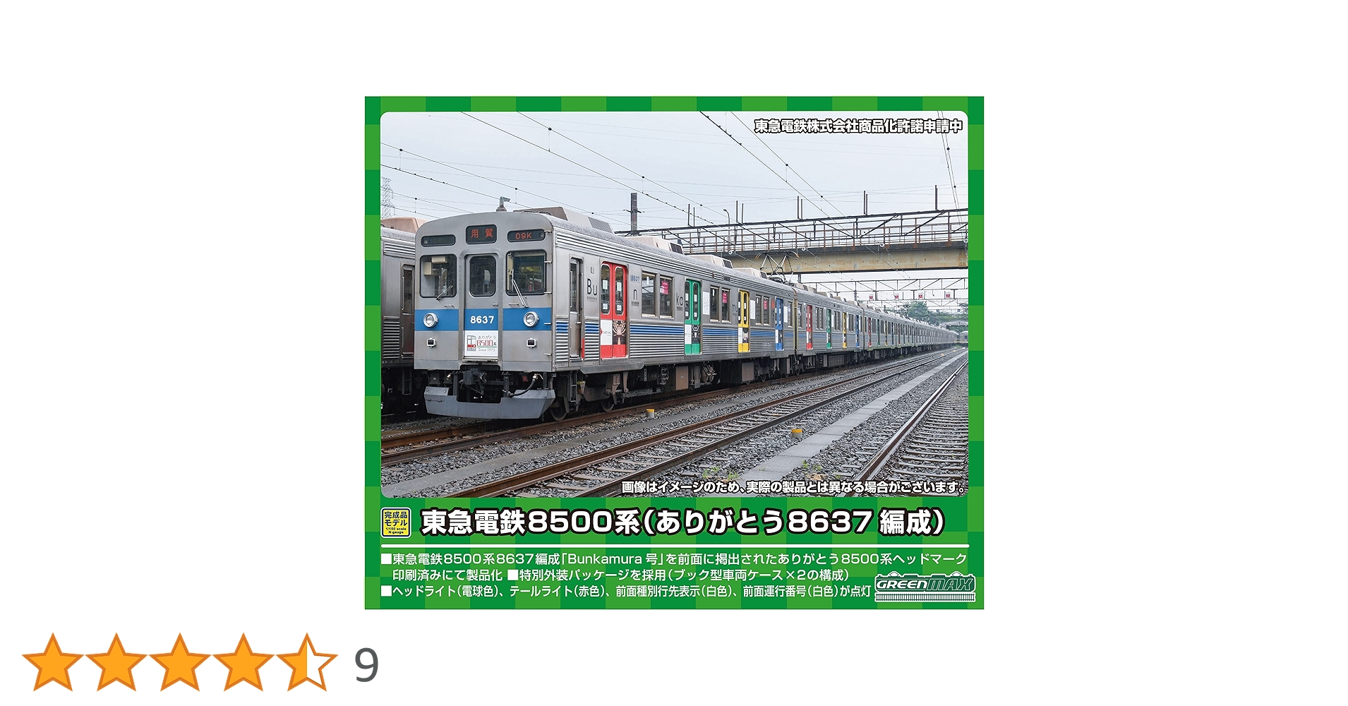 Amazon | グリーンマックス Nゲージ 東急電鉄8500系 (ありがとう