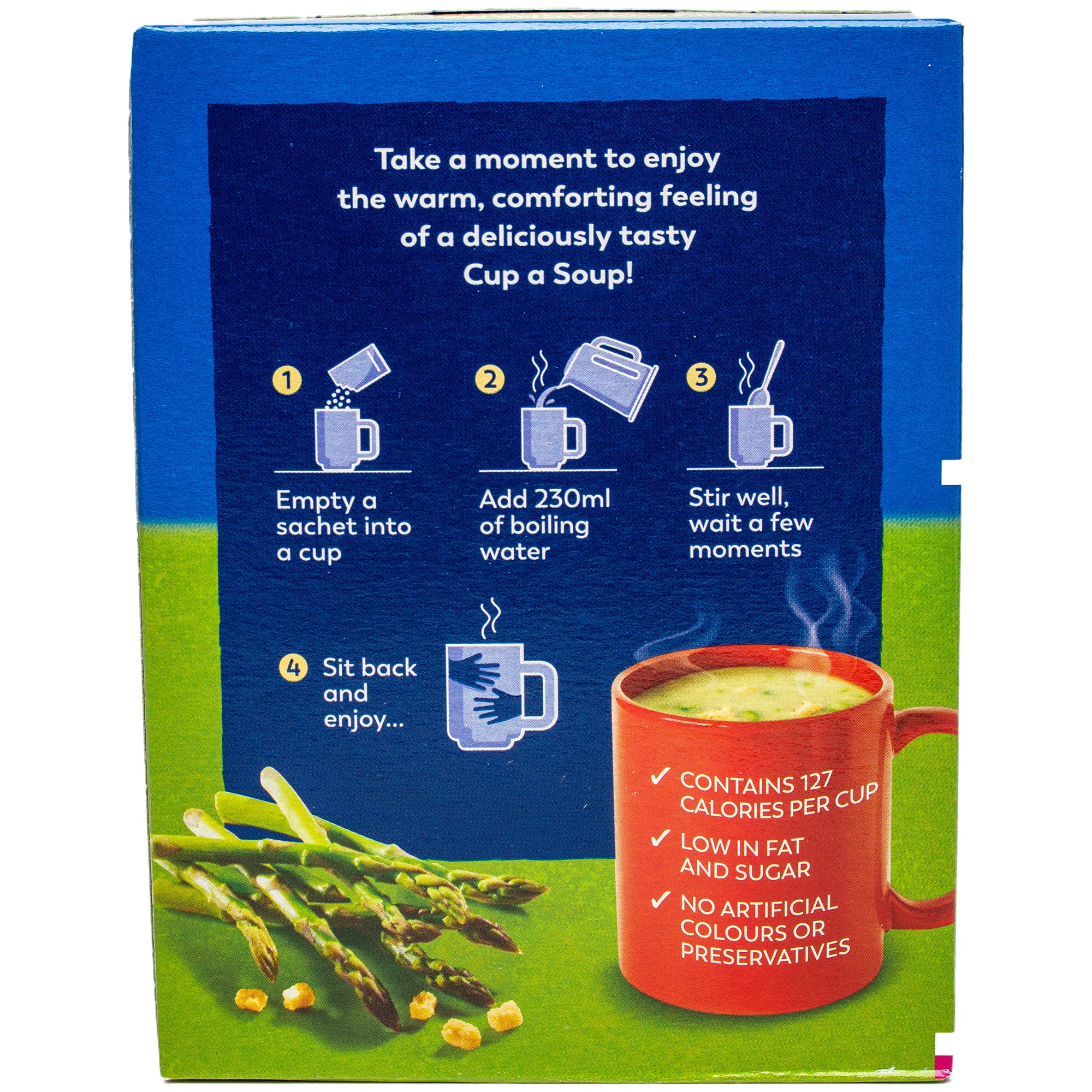 Batchelors Cupa Soup Cream of Asparagus with Croutons, 117 g