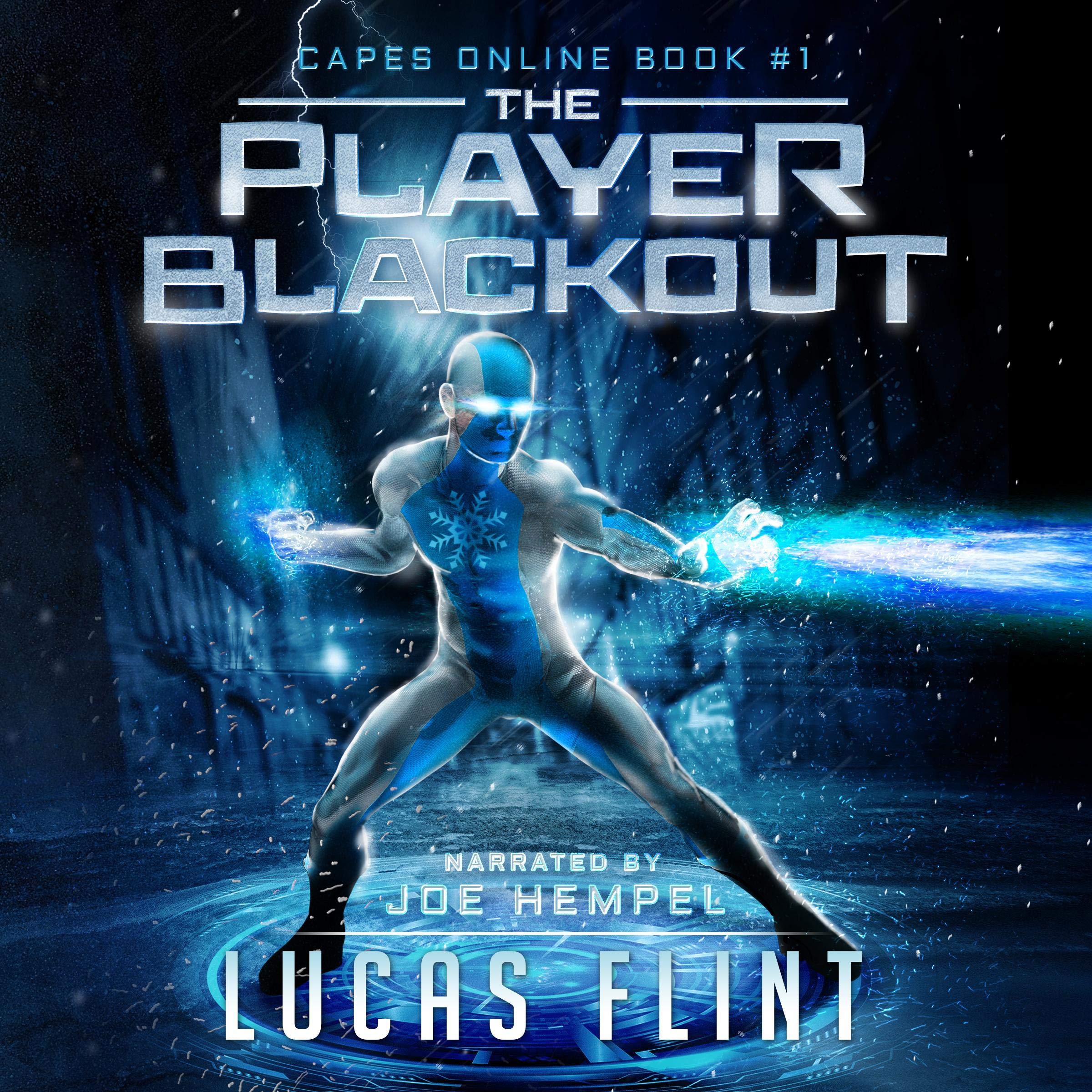 Cover art for The Player Blackout: A Superhero LitRPG Adventure