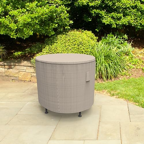 Miniatura 10 de Budge P5A23PM1 - Funda redonda de jardín inglés resistente e impermeable, grande, color marrón de dos tonos