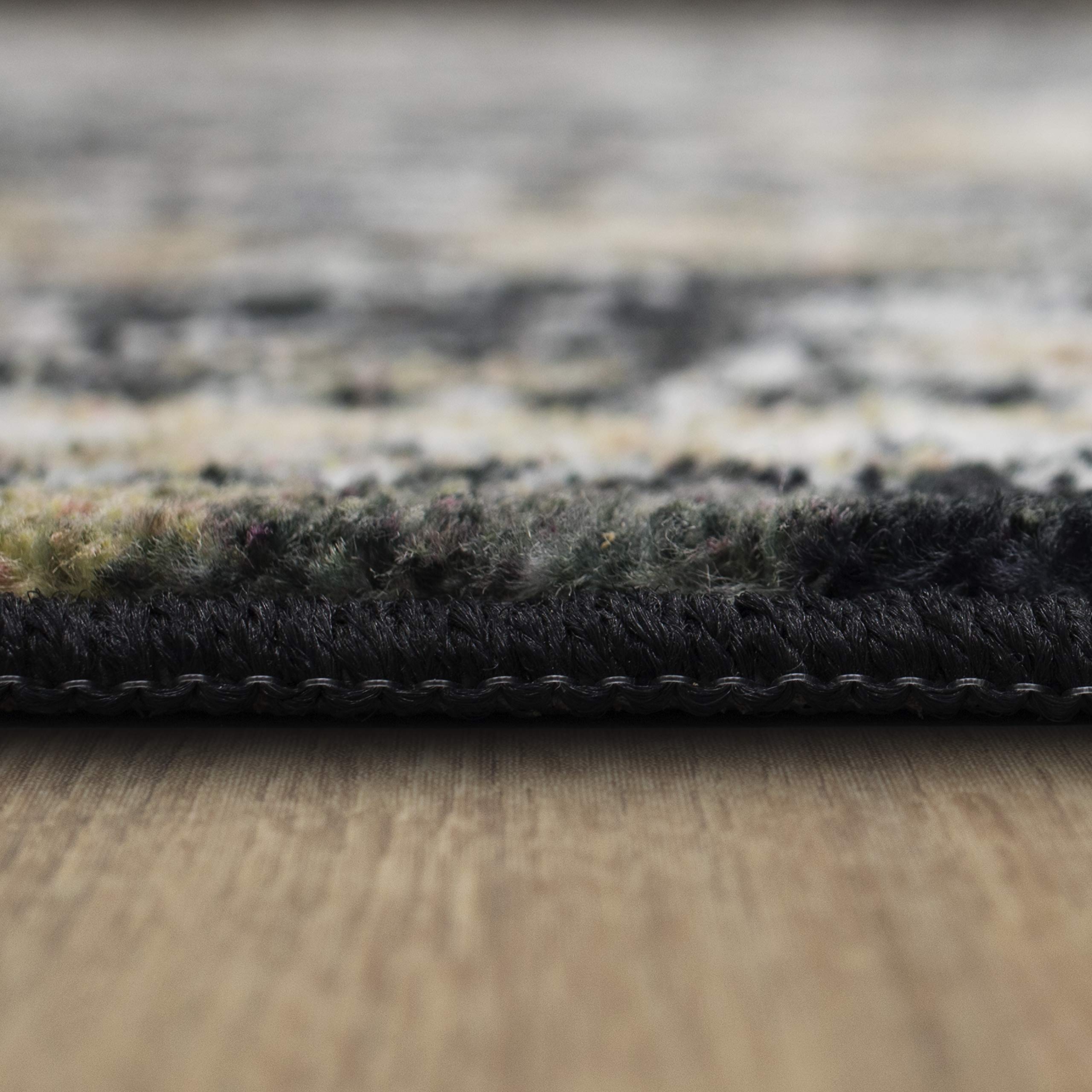 Mohawk Home Prismatic Garden City Charcoal Floral Ornamental (2' X 3' 4") Accent Rug