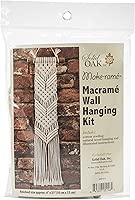Solid Oak Small Format Macrame Kit-Chevrons