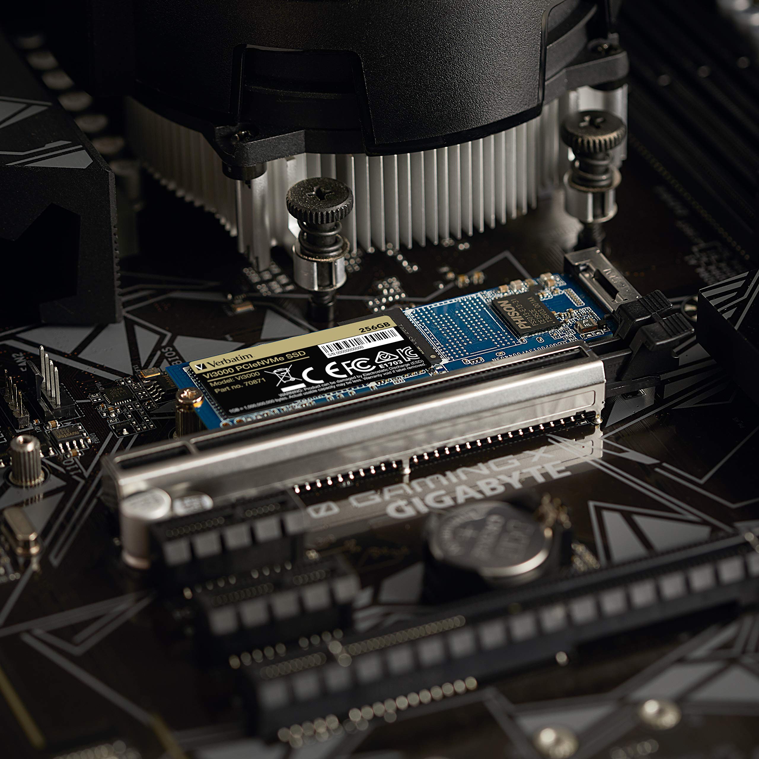 Amazon | Verbatim 512GB Vi3000 PCIe Gen 3.0 X4 NVMe M.2 2280 内蔵