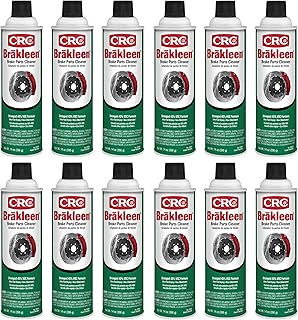 CRC (05084-12PK) Brakleen Non-Chlorinated Brake Parts Cleaner - 14 oz., (Pack of 12)