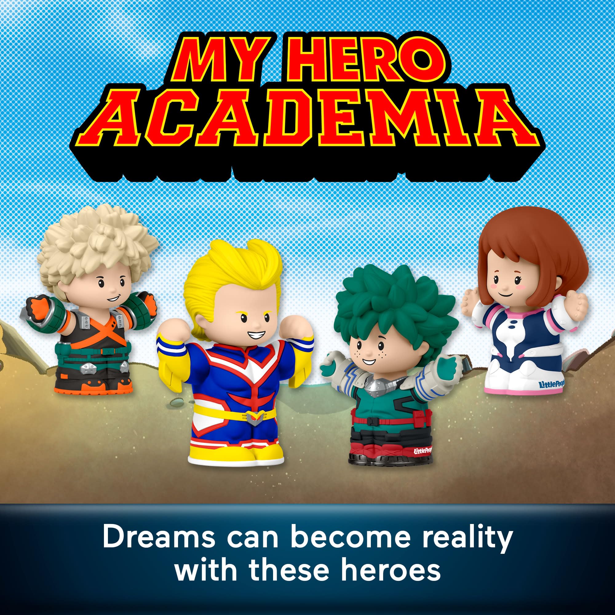 Little People Collector My Hero Academia Anime Series Special Edition Set, 4 Character Figures for Adults & Fans in Display Box - Image 2