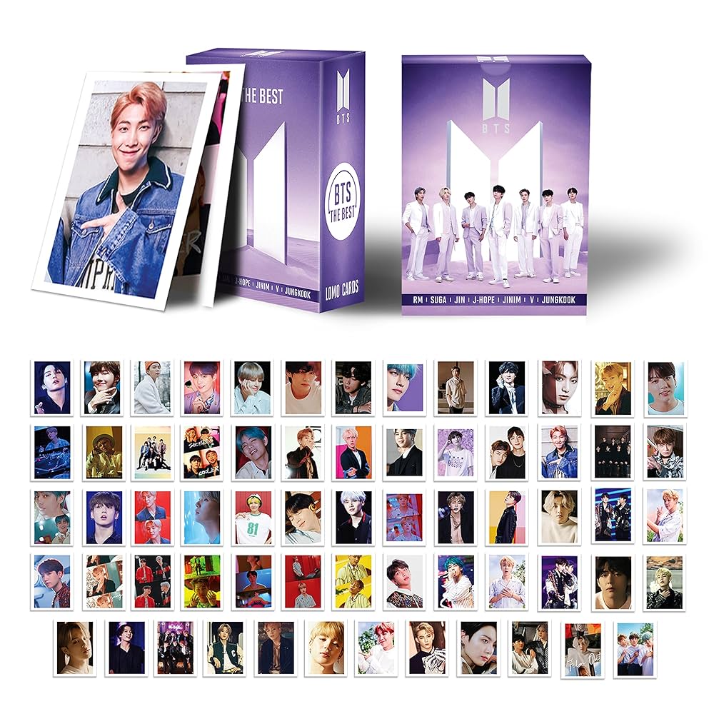 WonderHub BTS Albums The Best Photocard (Set of 64) Premium