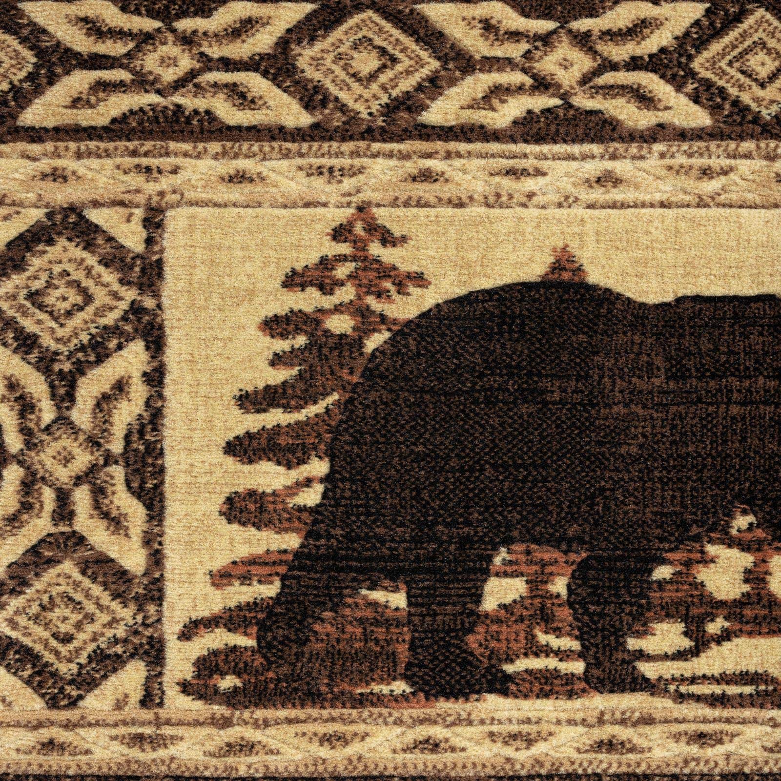 Home Dynamix Buffalo Elk Rustic Area Rug