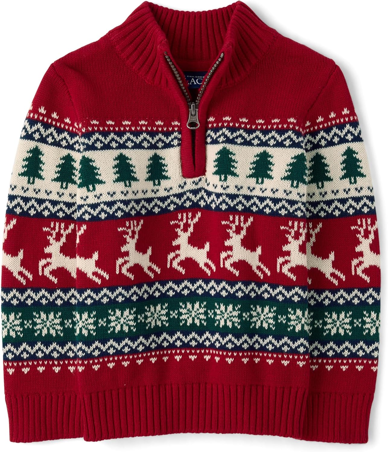 The Children's Place Baby-Boys and Toddler Long Sleeve Quarter Zip Pullover Sweater