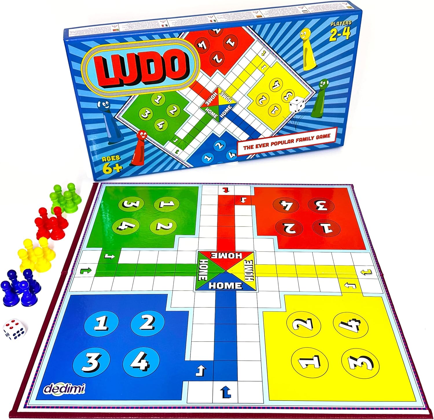 Ludo Board Game Traditional Fun Quality Large board games for kids