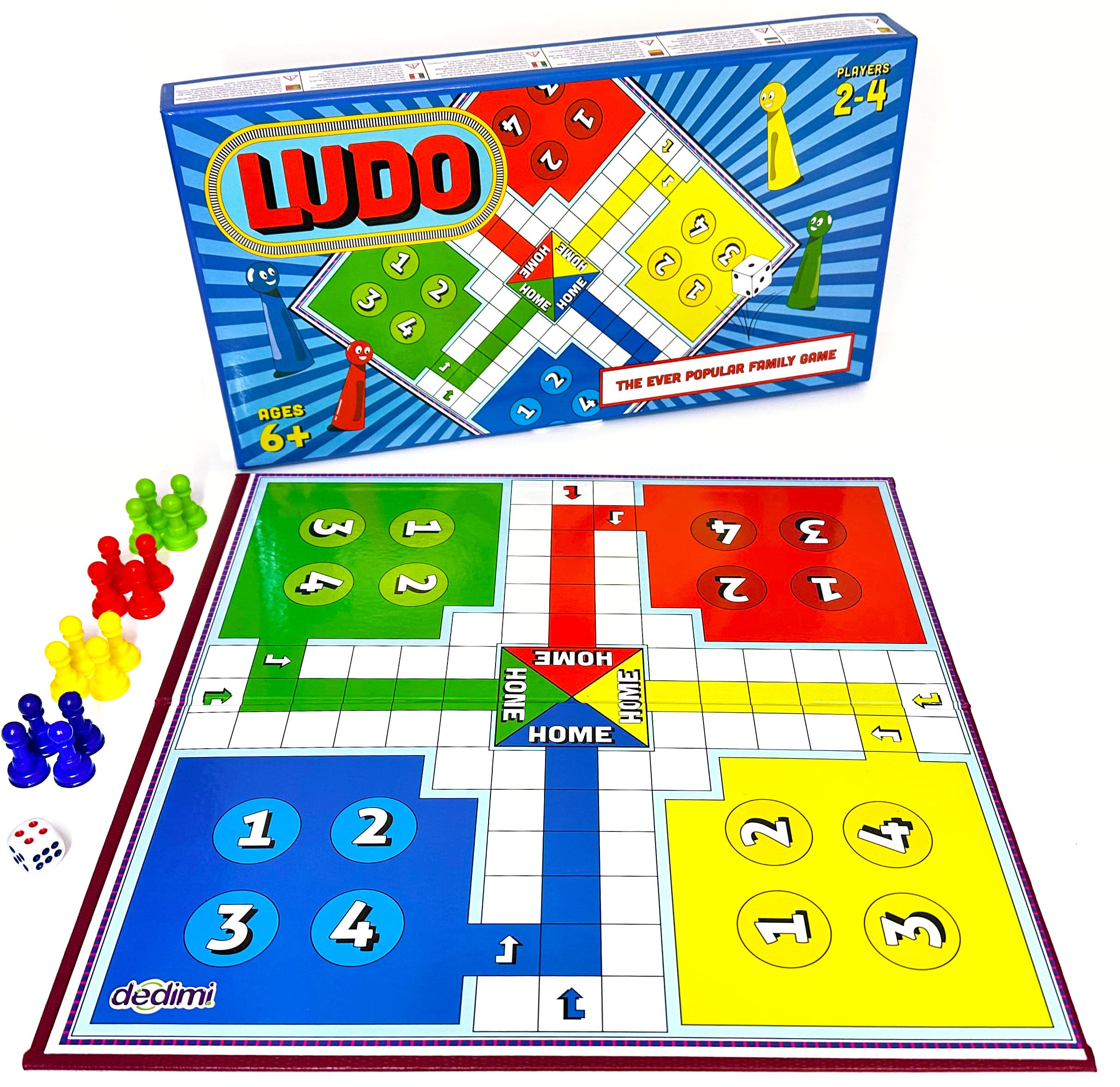 Ludo Board Game | Favourite Traditional Fun Quality | Large board games for kids | Family board games 2 to 4 players