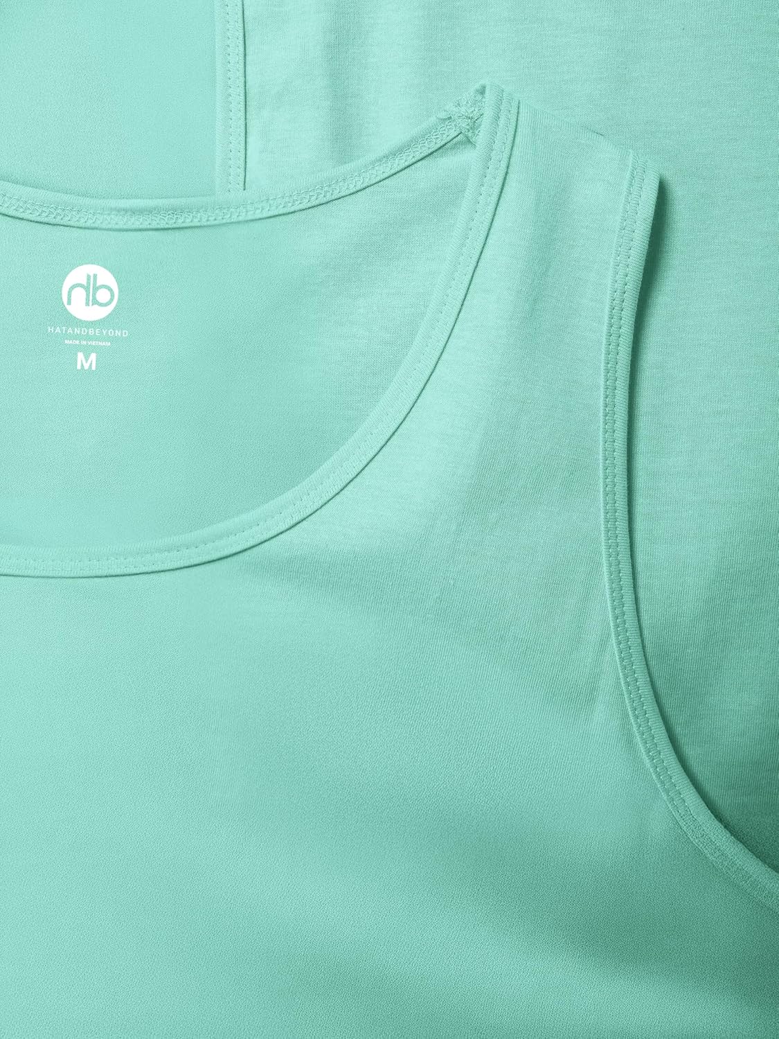 Hat and Beyond Mens Tank Top Soft Performance Boxing Gym Shirts Plain Muscle Tee - Image 4