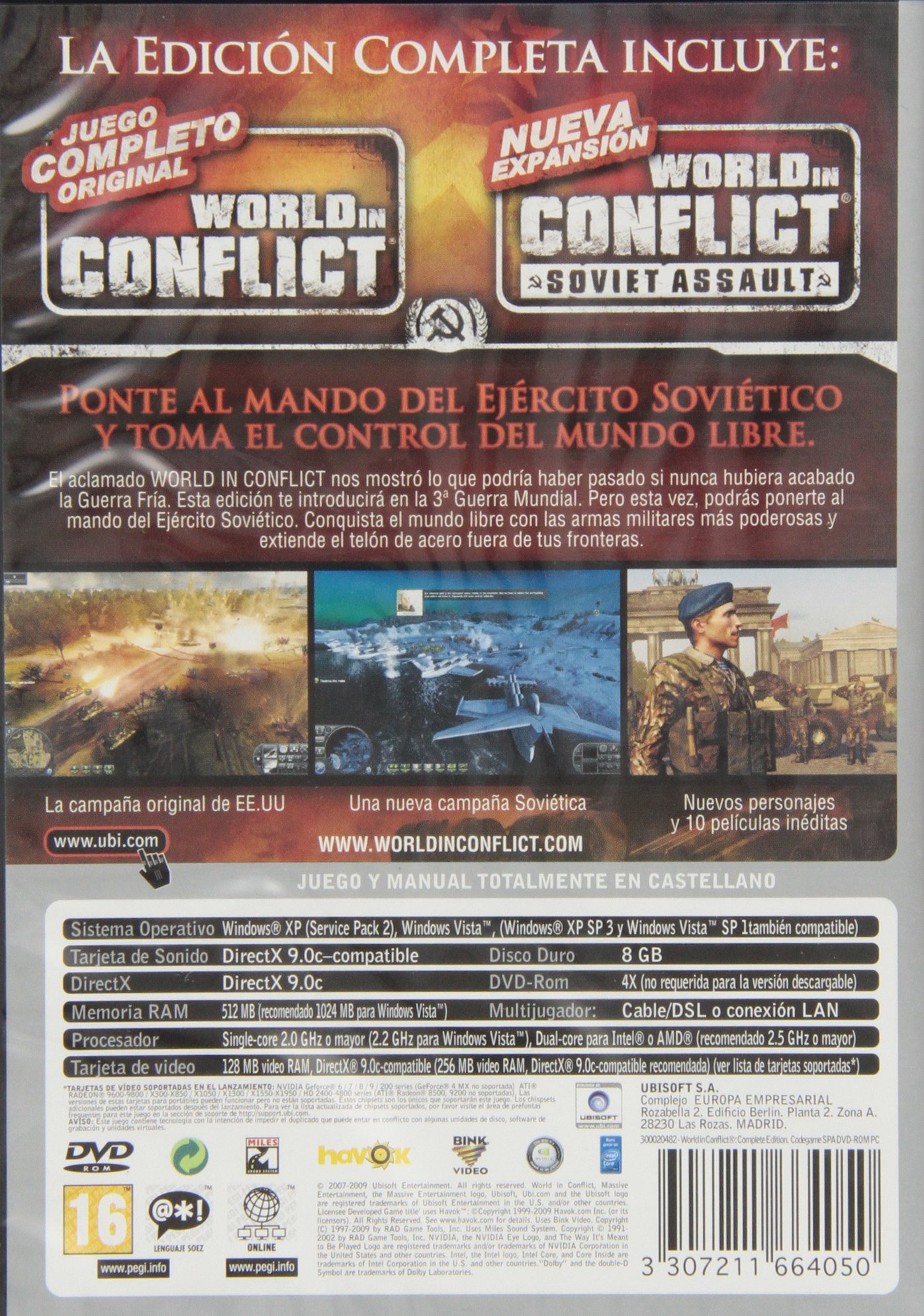 World In Conflict - Complete Edition (Jeu + Soviet Assault) - PC - FR - Neuf