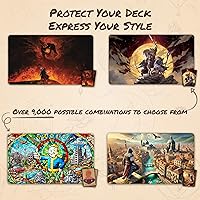 Vista 7 de Lightning Bolt (cosido) – Tapete MTG de Anato Finnstark – Compatible con Magic The Gathering Playmat – Play MTG, YuGiOh, TCG – Diseños artísticos