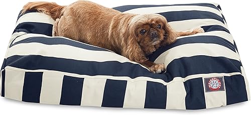 Miniatura 15 de Majestic Pet Cama mediana para perro, rectangular, poliéster, lavable, 36x29x4 pulgadas, amarillo Negro -,Negro (espuma viscoelástica
