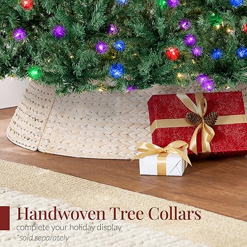 Miniatura 9 de Best Choice Products Árbol de Navidad artificial preiluminado de 6 pies con bisagras para el hogar, oficina, decoración de fiesta con 1,000 puntas