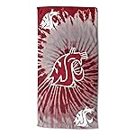 Northwest NCAA Washington State Cougars Unisex-Adult Beach Towel, 30 x 60, Psychedelic