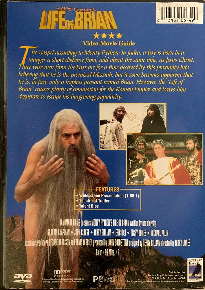 Amazon.co.jp: Monty Python's Life Of Brian : Chapman, Cleese