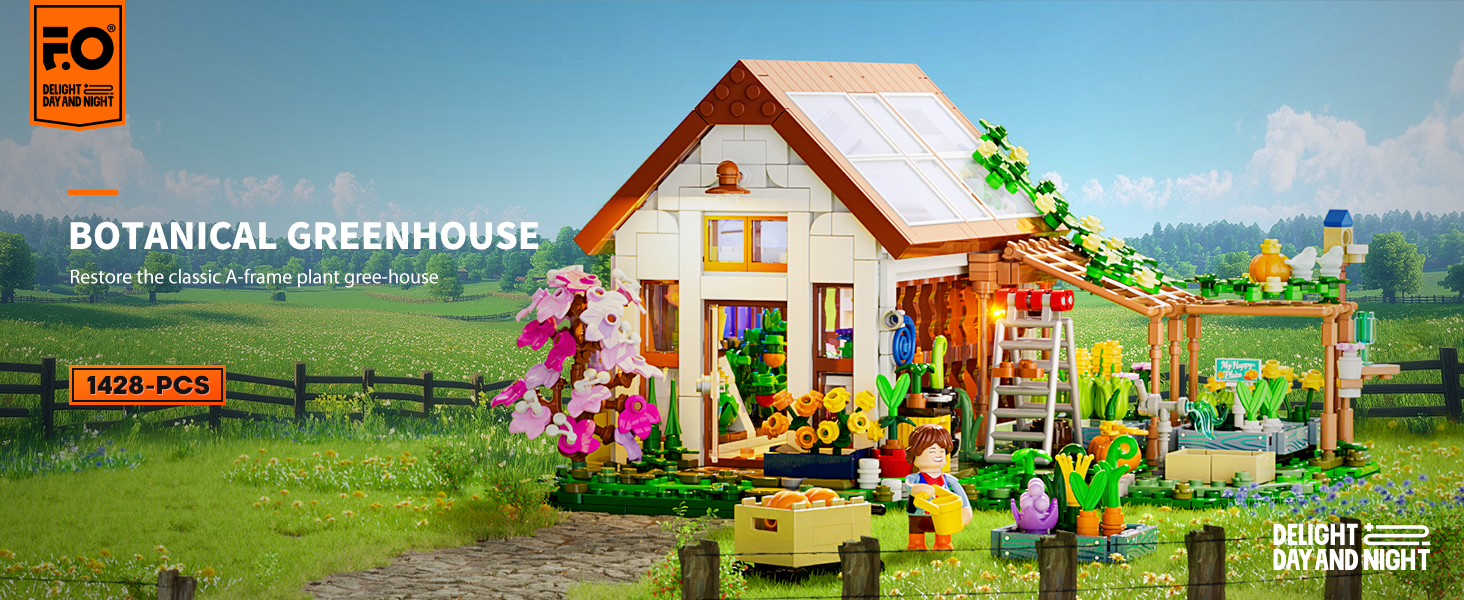 Amazon.com: FUNWHOLE Botanical-Garden Greenhouse Lighting Building