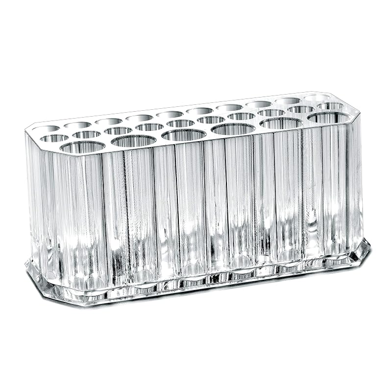 Organizador de Acrílico Transparente Miaowater para Lápis de Olhos e Lábios, 26 Compartimentos