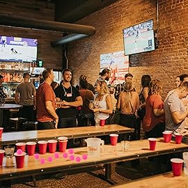 meizhouer Pink Ping Pong Balls: 50 Pack 3 Star 40mm Table Tennis Balls for Outdoor Training Yard Party Kids Game Cat Dog Ferret Toys (Pack of 50 Pink)