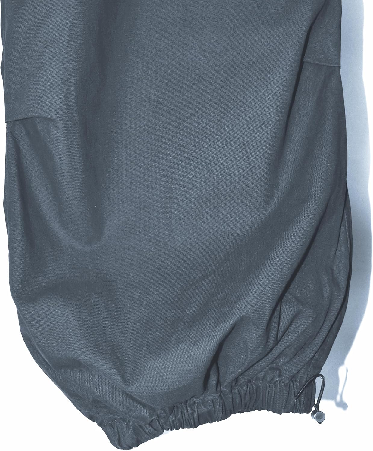 Men's Casual Cargo Pants Elastic Waist Drawstring Street Hip Hop Trousers with Pockets - Image 2