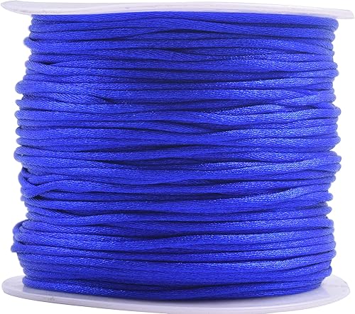 Vista 18 de KONMAY - Cuerda de nailon para hacer manualidades tipo bisutería, macramé o crochet, joyería, nudos chinos, Kumihimo, disponible en varios tamaños