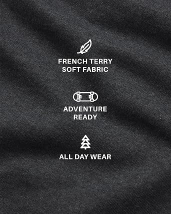 JOE BOXER French Terry Boys Hoodies, Comfy Kids Hoodies, Classic Boys Sweatshirts, Loungewear for Boys