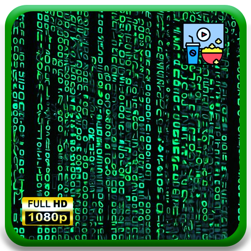 Hacker Matrix Display - Falling Digital Code & Cyberpunk Screen ...