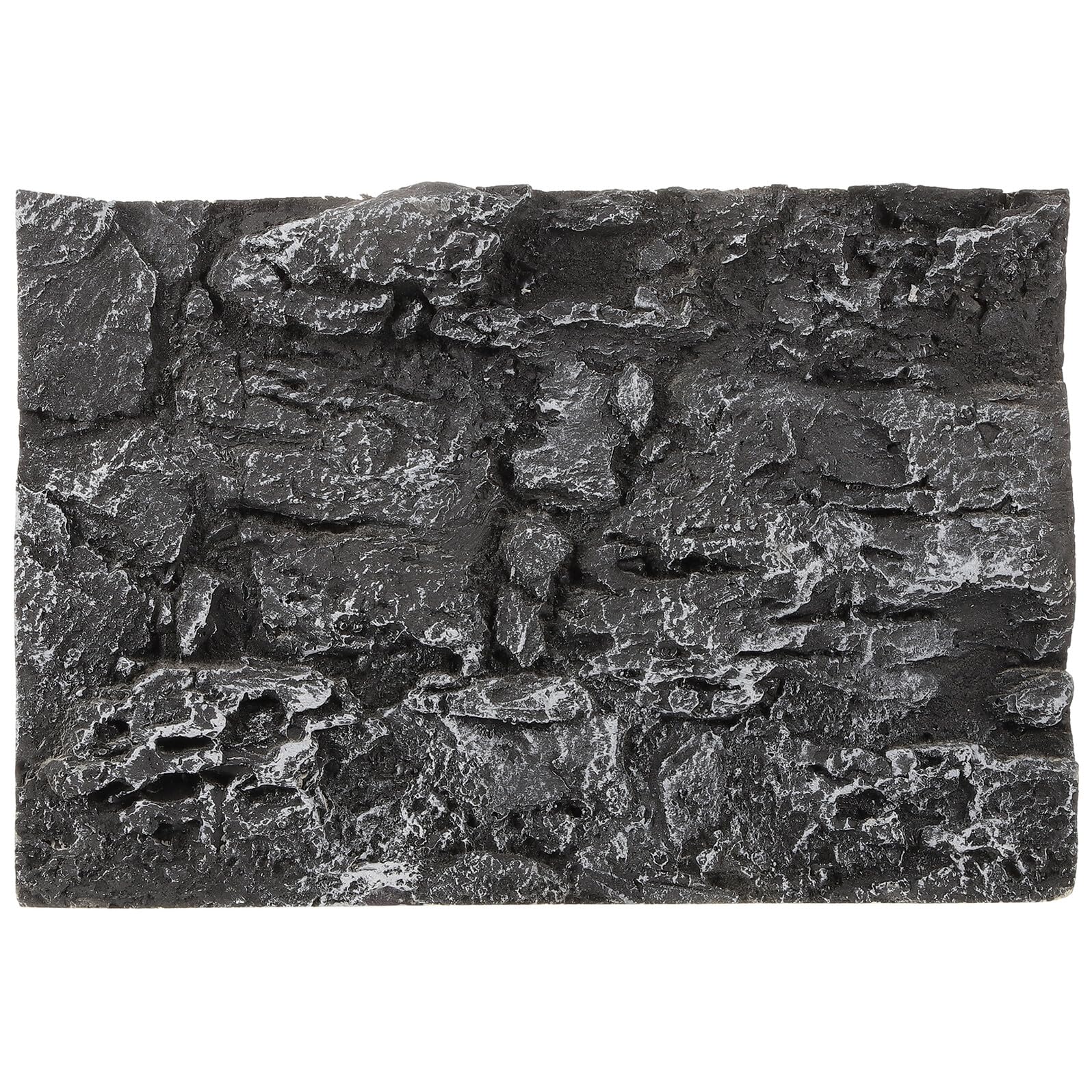 Fond de terrarium 3D pour reptiles panneau imitation roche bleu gris