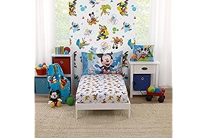 Mickey Mouse Pillow Cases: Fun Starts Here Toddler Sheet Set