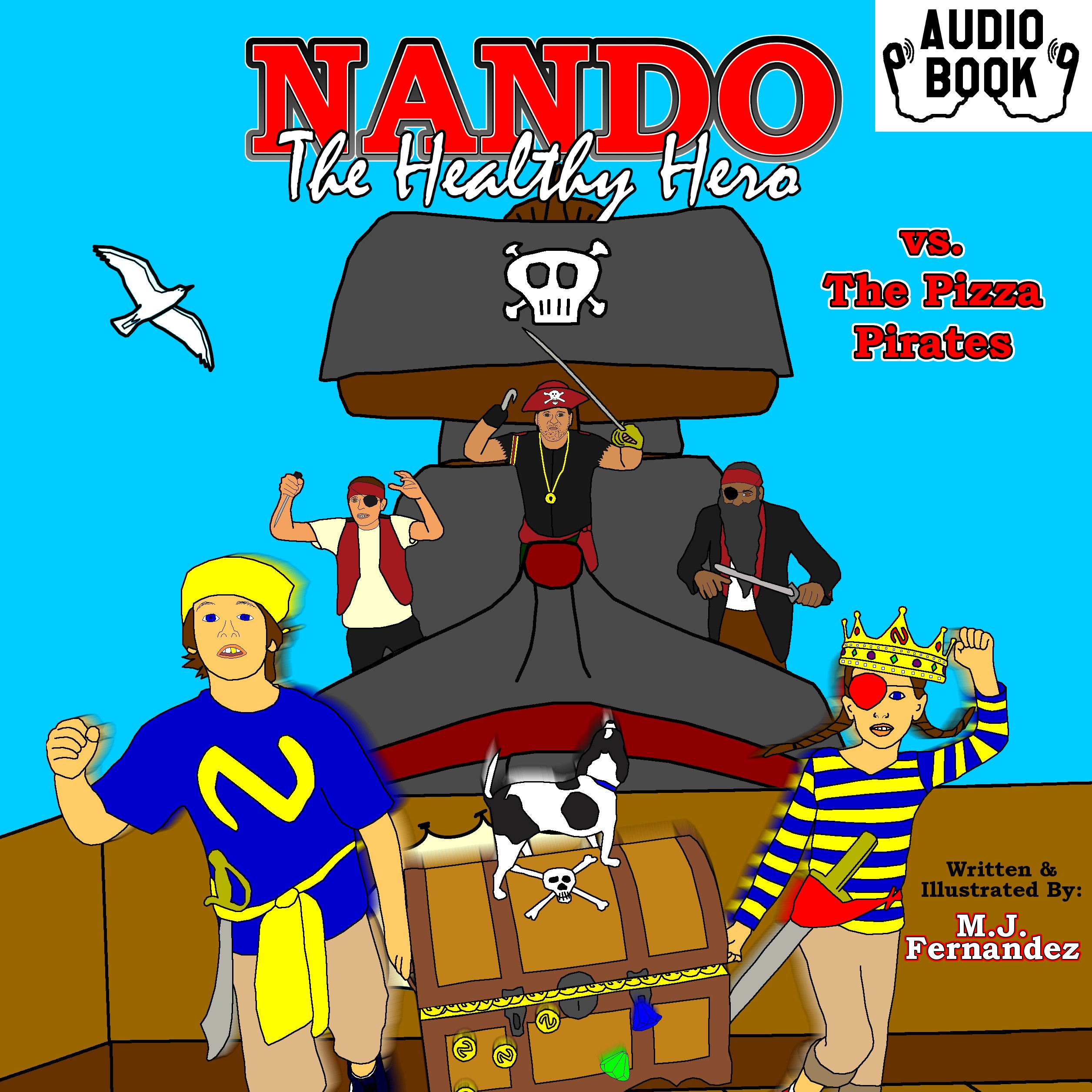 Cover art for Nando the Healthy Hero vs. the Pizza Pirates