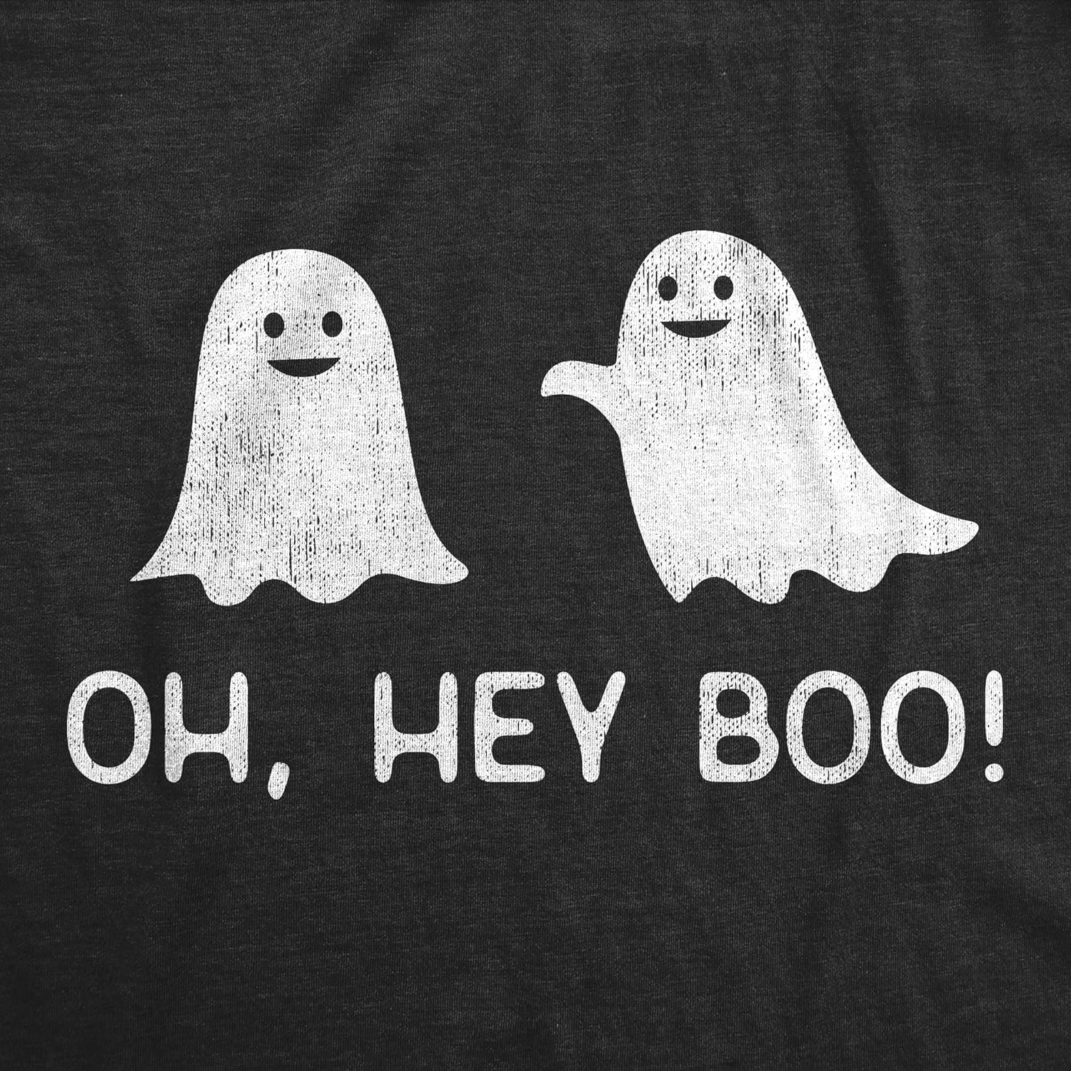 Mens Oh Hey Boo T Shirt Funny Halloween Party Ghost Relationship Tee for Guys - Image 4